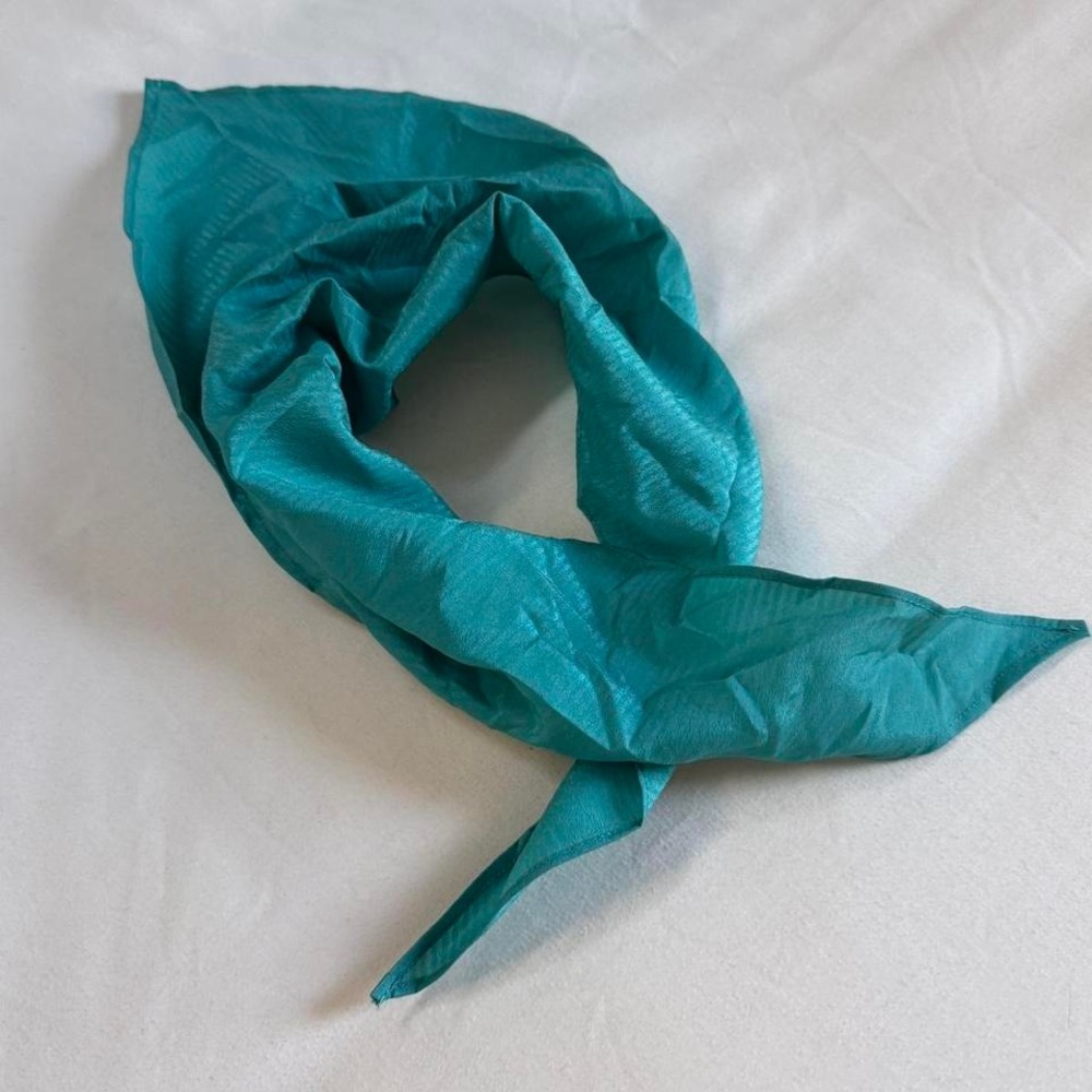 vintage‎ teal scarf